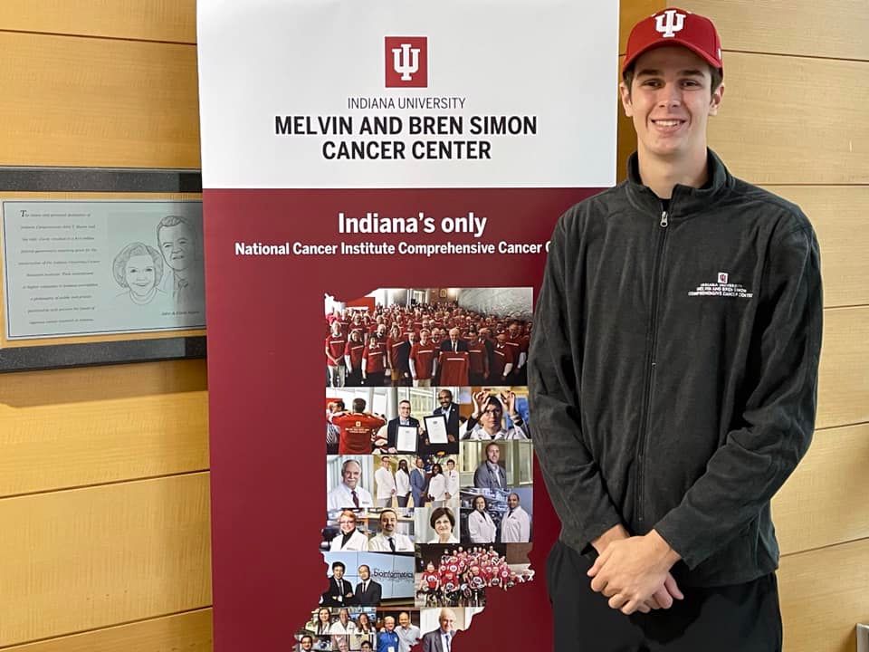 Photo of formula car driver and IUPUI student, Jackson Lee.