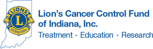 Lion's cancer control fund of Indiana, Inc., treatment, education, research