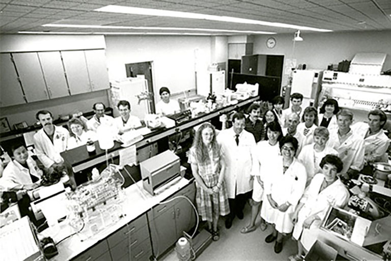 Dr. Hal Broxmeyer and colleagues in 1993
