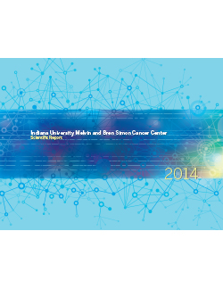 Cover image for IU Simon Comprehensive Cancer Center 2014 Scientific Report