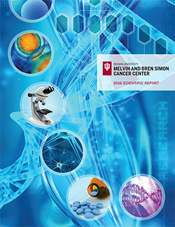 Cover image for IU Simon Comprehensive Cancer Center 2016 Scientific Report